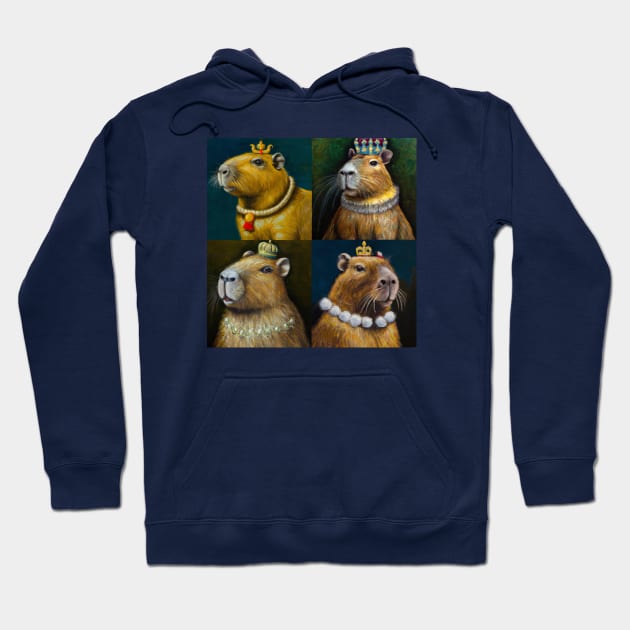 Capybara Royal Family Hoodie by ArianJacobs